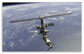 Iss Above Earth HD Desktop Wallpaper Widescreen High Definition