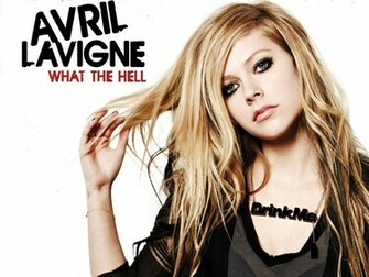 Avril Lavigne What The Hell Wallpaper HD