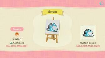 I Made A Snom Pattern In Animal Crossing For Use On Mugs Bedding