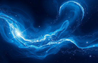 Blue Space Wallpaper