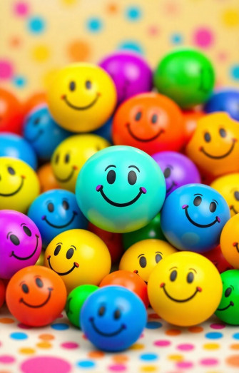 Smiley Ball Wallpaper