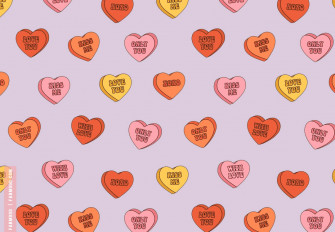 Colorful Hearts Laptop Wallpaper