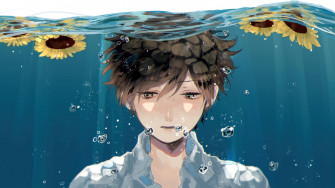 Anime Boy Underwater 4k Wallpaper iPhone HD Phone 5720i