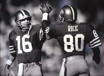 Joe Montana And Jerry Rice Wallpaper Galleryhip