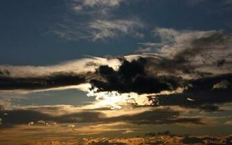 Gray Clouds On The Sky Wallpaper