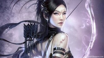 Anime Beauty Warrior Wallpaper HD