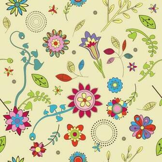 Cute Flowers Wallpaper Pattern