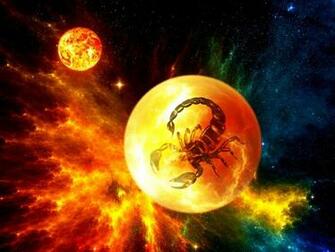 Scorpio Sci Fi Zodiac Planets Cg Nebula Stars Space Wallpaper