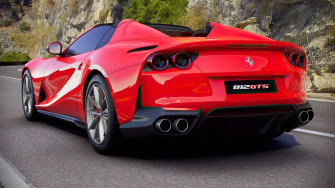 Ferrari Gts V12 Spider Red Image Wallpaper