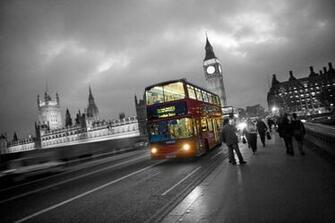 White Photography With Color London Black And Red Wallpaper