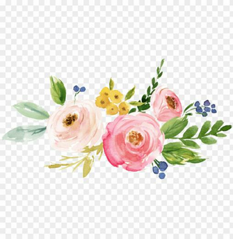 Bride Watercolor Floral Tote Bag Png Image With Transparent