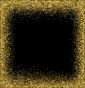 Transparent Background Gold Glitter Wallpaper