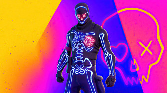 Purple Skull Trooper Wallpaper
