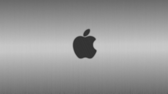 Apple Wallpaper Brushed Metal By Tandyman100