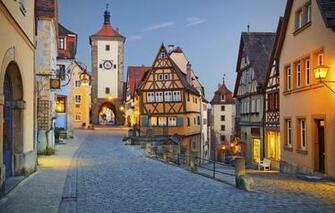 Wallpaper Lights Street Tower Home The Evening Germany Arch