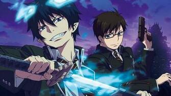 Anime Blue Exorcist Wallpaper HD Background Screensavers