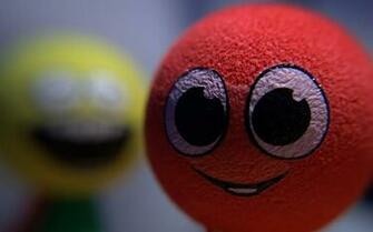 Smiley Ball Wallpaper 3d And Abstract Better