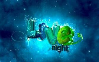 Live Good Night HD Wallpaper Rocks