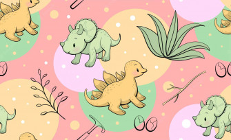 Cute Dinosaur Phone Wallpaper