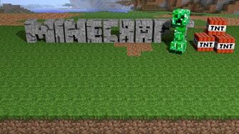 Funny Minecraft Background Wallpaper