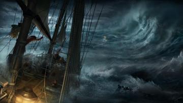 Fantasy Ship HD Wallpaper Background Image