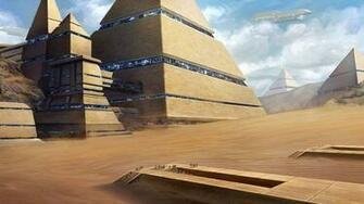 Sci Fi Landscape Wallpaper Concept Art