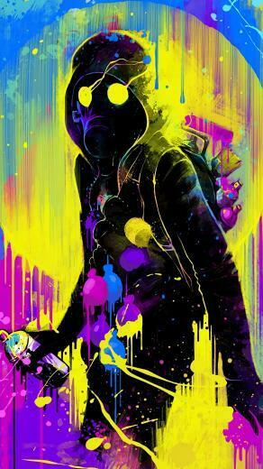 Phone Wallpaper In Cool Graffiti Art Gas