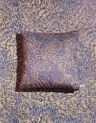 Volutes Wallpaper Cushions Cm With Image Print