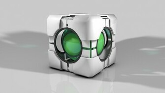 HD Wallpaper 3d Portal Cube Wallpaper55 Best For