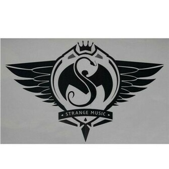 Strange Music Silver Sticker X Inc Store