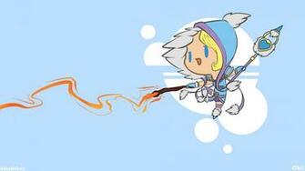 Crystal Maiden With Dagon Chibi Style