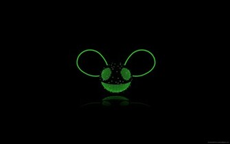 Deadmau5 Green Background Wallpaper Music