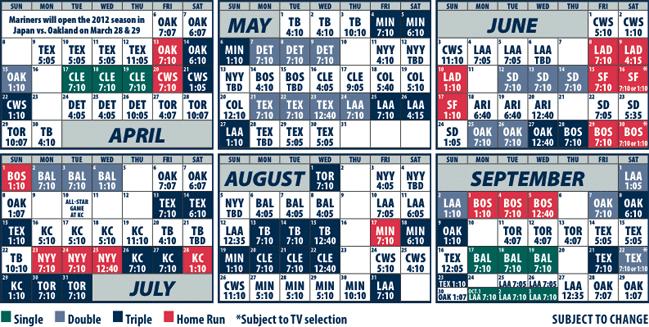 Dodgers Schedule Printable