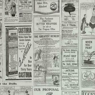 Galerie Wallcoverings Memories Newspaper Wallpaper G56143