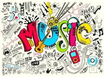 Rock Jazz Music Background Vector Graphic