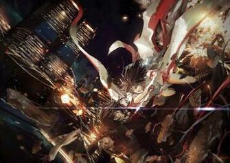 Wallpaper Kara No Kyoukai Souren Araya Shiki Ryougi Battle