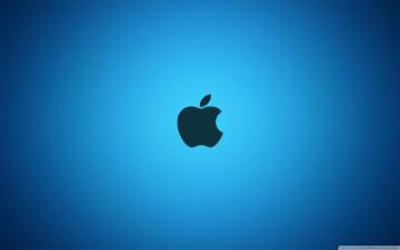Apple Blue Logo Ultra HD Desktop Background Wallpaper For 4k UHD