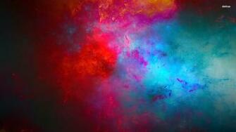 Blue And Red Grasscloth Wallpaper