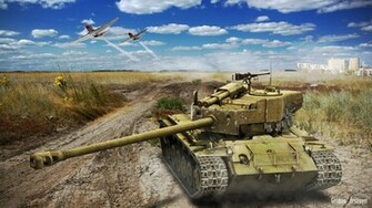 World Of Tanks Tank In The Desert Wallpaper And Image