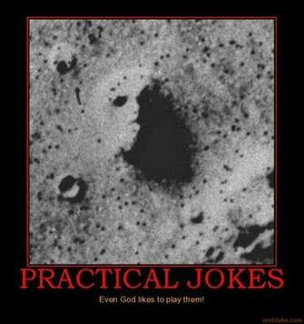Practical Jokes Face Mars God Demotivational Poster