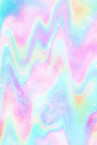 Pretty Via Cocopa Holographic Wallpaper Cute