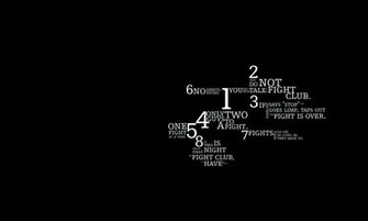 Quotes Fight Club Typography Wallpaper Movie HD