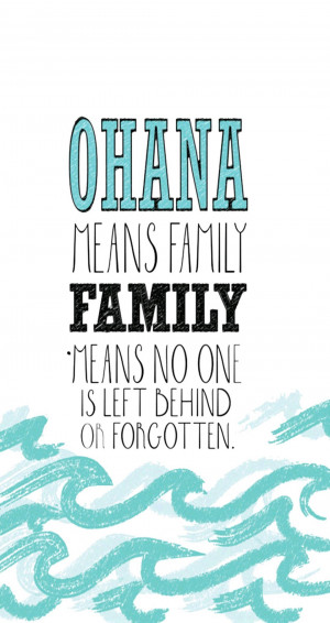 Stitch Ohana Wallpaper