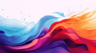Abstract Wave Splash Illustration R Wallpaper
