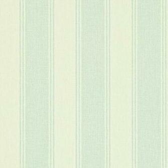 Sanderson Home Addison Stripe Wallpaper Blue Cream