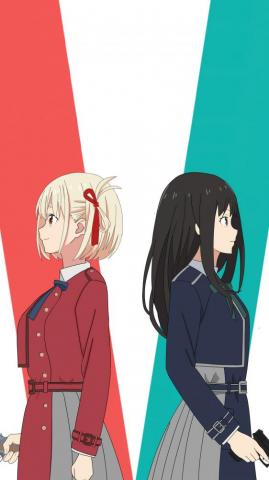Lycoris Recoil Chisato And Takina 4k Wallpaper iPhone HD Phone 6550g
