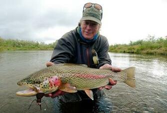 Rainbow Trout On Mouse Fly Mr Hankey