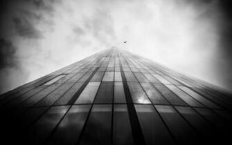 HD Black White Widescreen Background