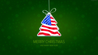 Holliday Merry Christmas Tree 4k Wallpaper