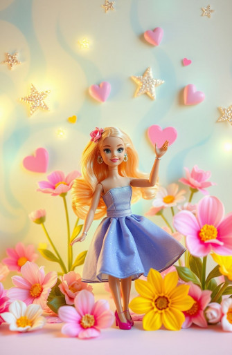 Cute Barbie Doll Wallpaper